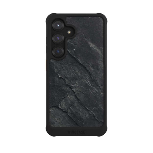 Samsung Galaxy S25 NIVOmax Dunkler Schiefer Look