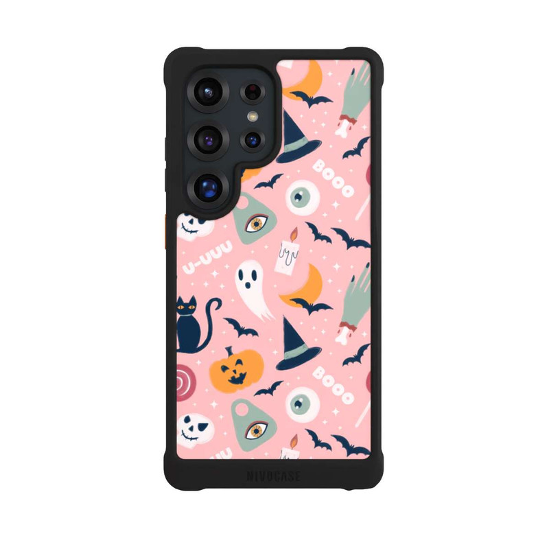 Galaxy S25 Ultra NIVOmax Niedliche Halloween Gespenster Muster