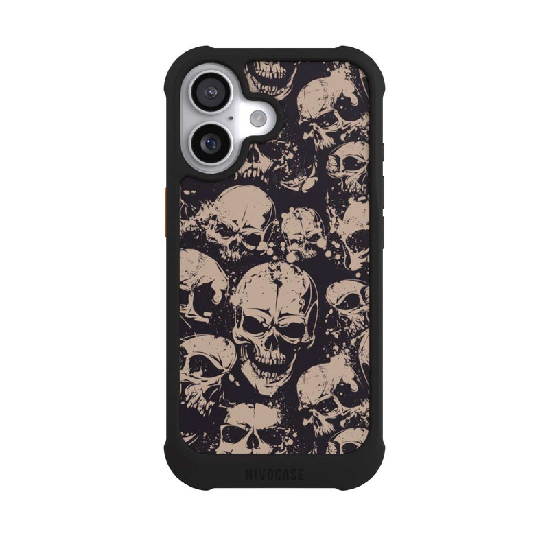 iPhone 17 NIVOmax Crânes d'Halloween