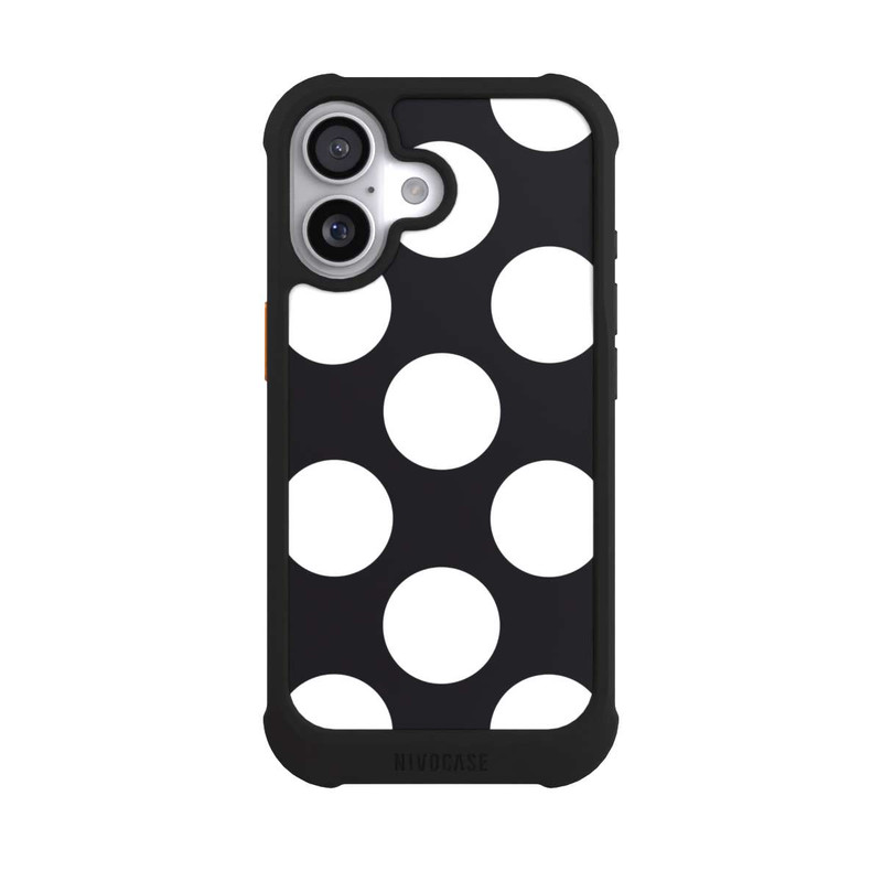iPhone 17 NIVOmax Big Dots - black