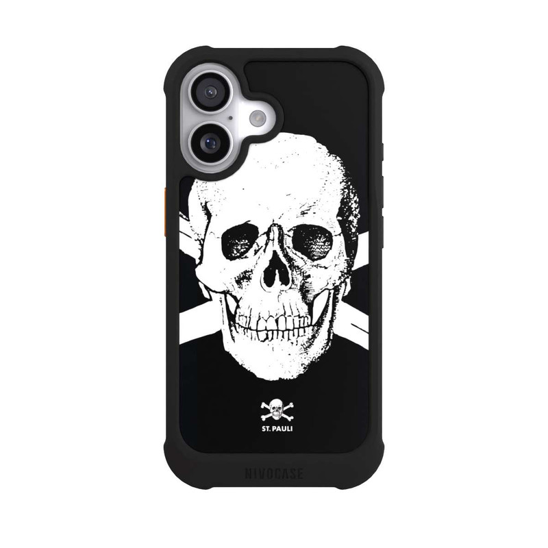 iPhone 17 NIVOmax FC St.Pauli CloseupSkull