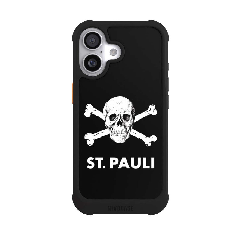 iPhone 17 NIVOmax FC St.Pauli WhiteSkull