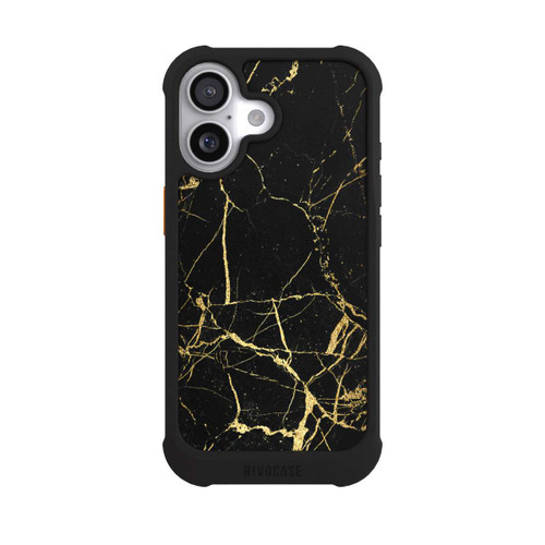 Apple iPhone 17 NIVOmax Marbre Noir et Or