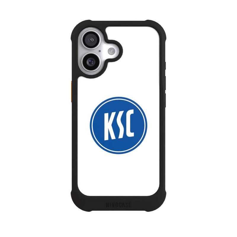 iPhone 17 NIVOmax KSC Logo auf Weiß