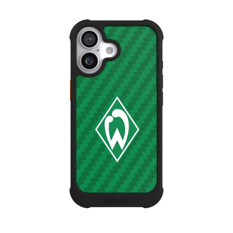 iPhone 17 NIVOmax Carbonlook - Werder Bremen