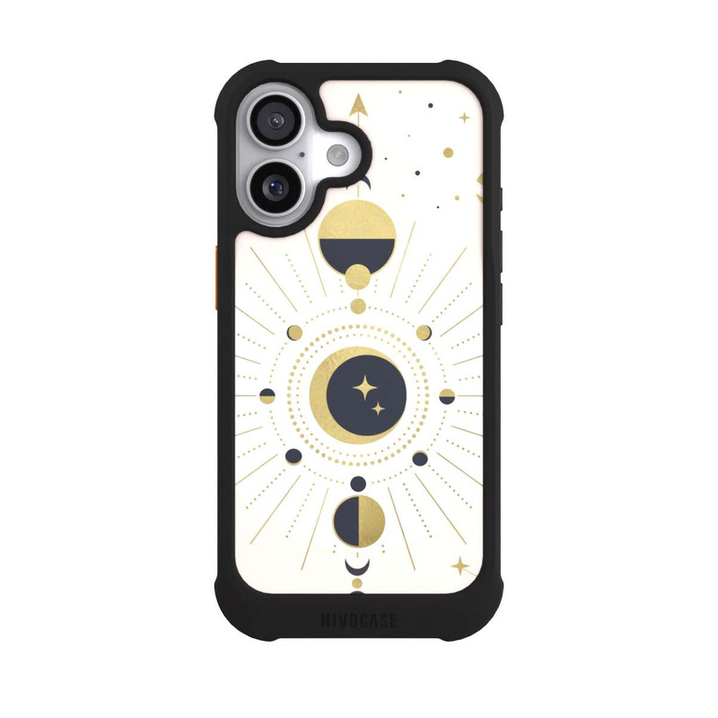 iPhone 17 NIVOmax Abstract Rose Gold Look