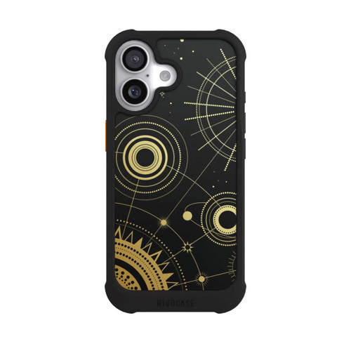  NIVOmax Schwarzer und goldener Look Abstrakt
