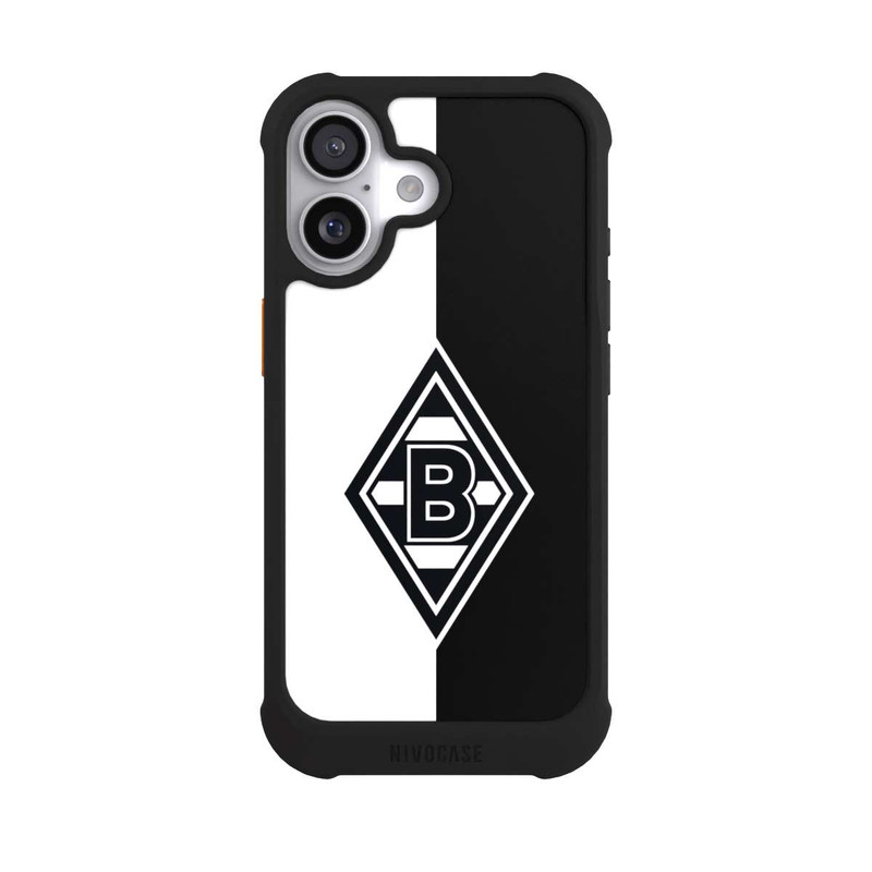 iPhone 17 NIVOmax Borussia Raute Schwarz-Weiss