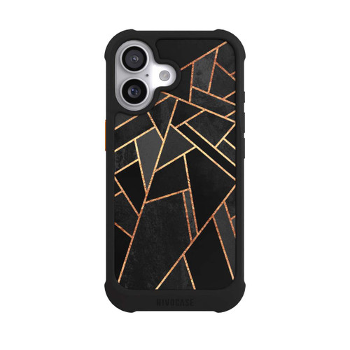 Apple iPhone 17 NIVOmax Black Night Gold Print