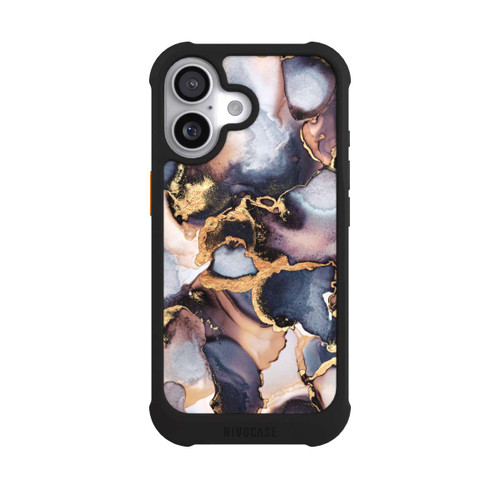  NIVOmax Verträumte Tinte Grau-Golddruck