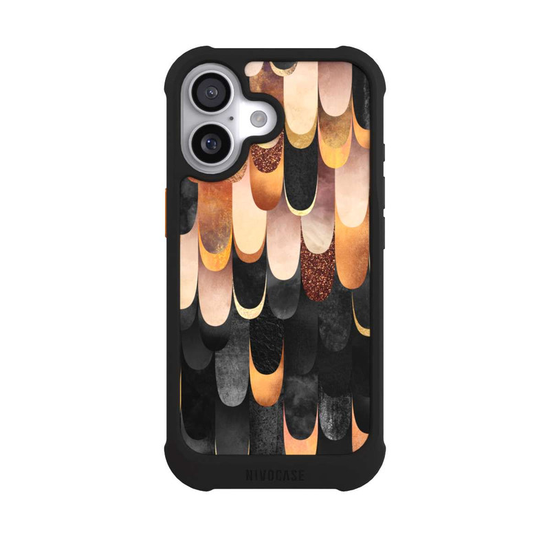 iPhone 17 NIVOmax Gefiedertes Kupfer und Schwarz