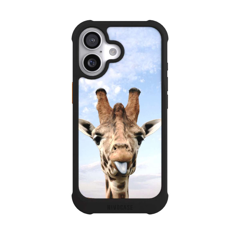 iPhone 17 NIVOmax Giraffe auf der Straße