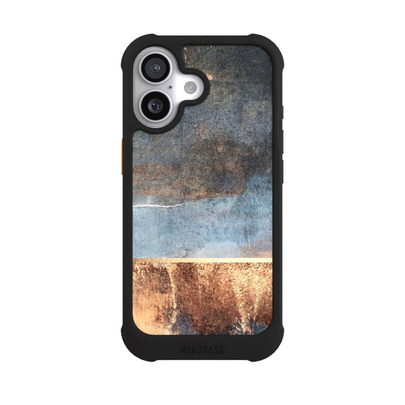 iPhone 17 NIVOmax Storm Gold Print