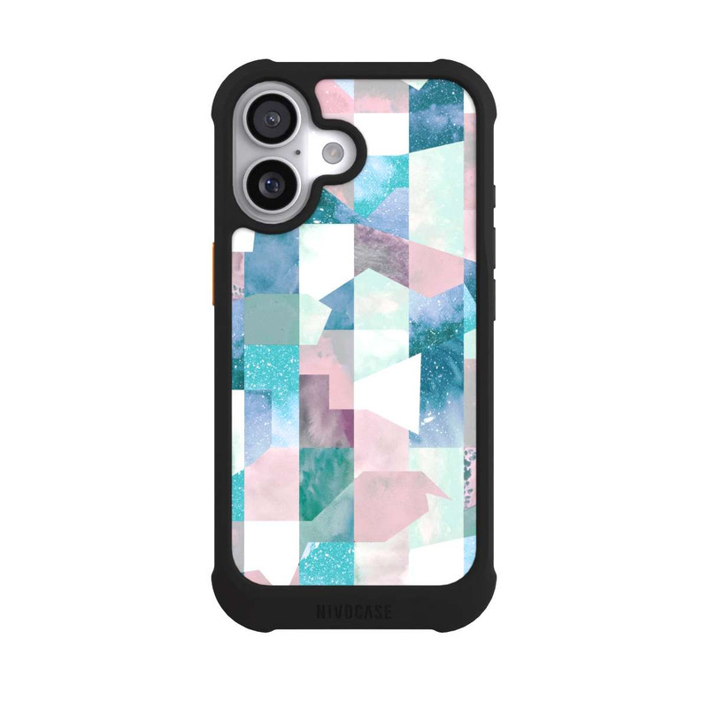 iPhone 17 NIVOmax Collage Textur Pastell
