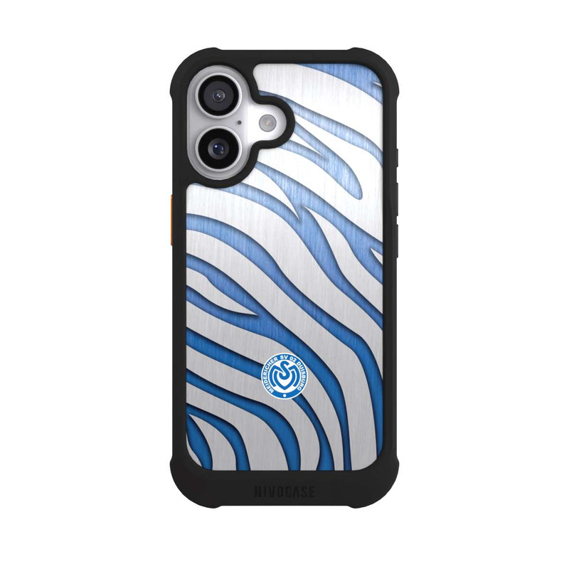 iPhone 17 NIVOmax Metall Zebramuster 2 MSV