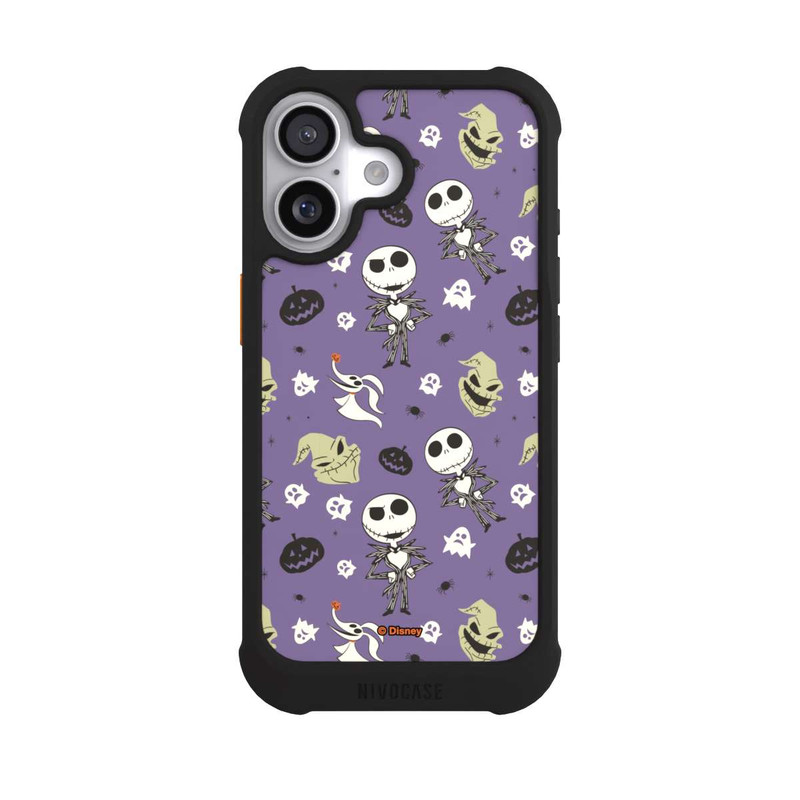 iPhone 17 NIVOmax Jack Purple Pattern Tim Burtons Nightmare before Christmas
