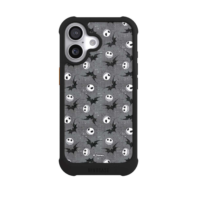 iPhone 17 NIVOmax Jack Grey Pattern Tim Burtons Nightmare before Christmas