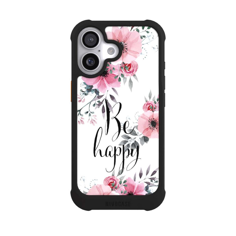 iPhone 17 NIVOmax Be Happy Blumen