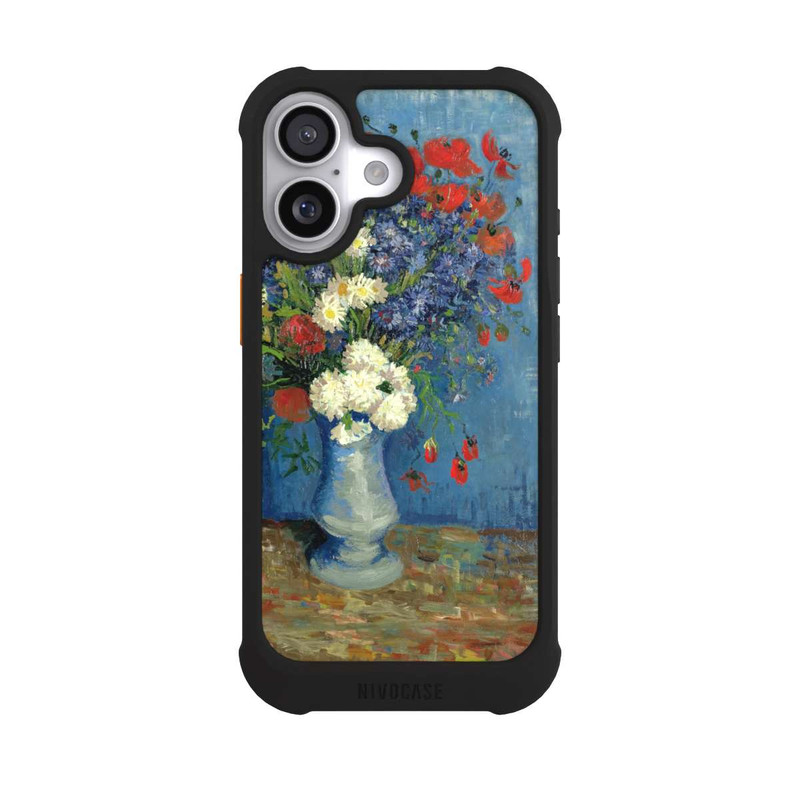 iPhone 17 NIVOmax Still Life Vase with Cornflowers and Poppies by Vincent Van Gogh