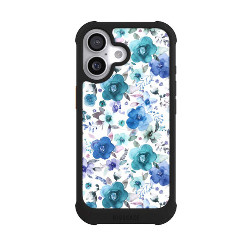 Apple iPhone 17 NIVOmax Winterblumensträuße Blau