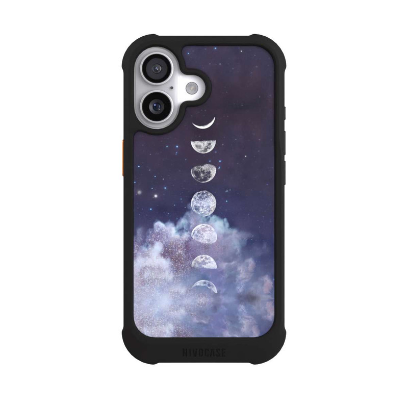 iPhone 17 NIVOmax Mondphasen auf dem Mond