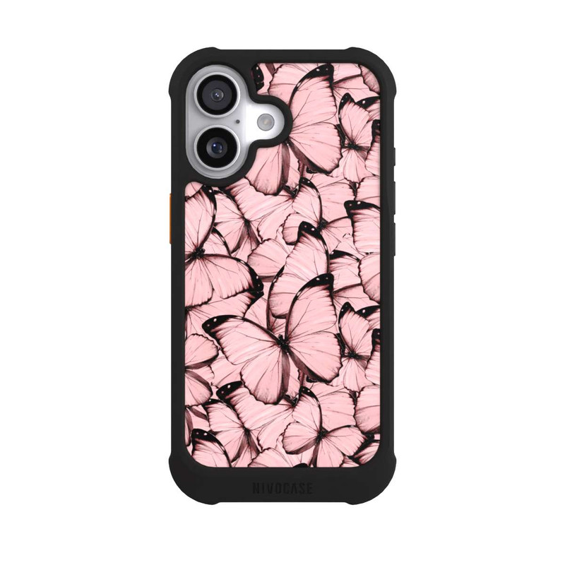 iPhone 17 NIVOmax Papillon rose