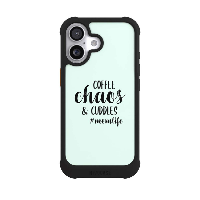 iPhone 17 NIVOmax Coffee Chaos Cuddles Green