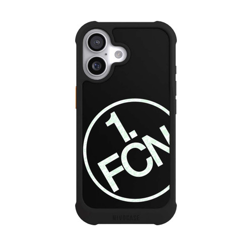  NIVOmax FCN Logo Weiß Texture auf Schwarz
