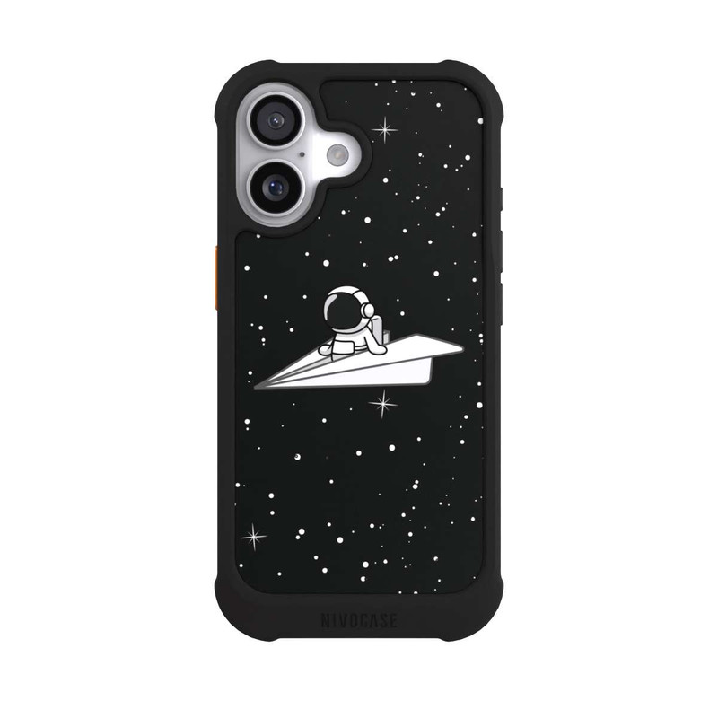 iPhone 17 NIVOmax Astronaut Paper Plane Comic