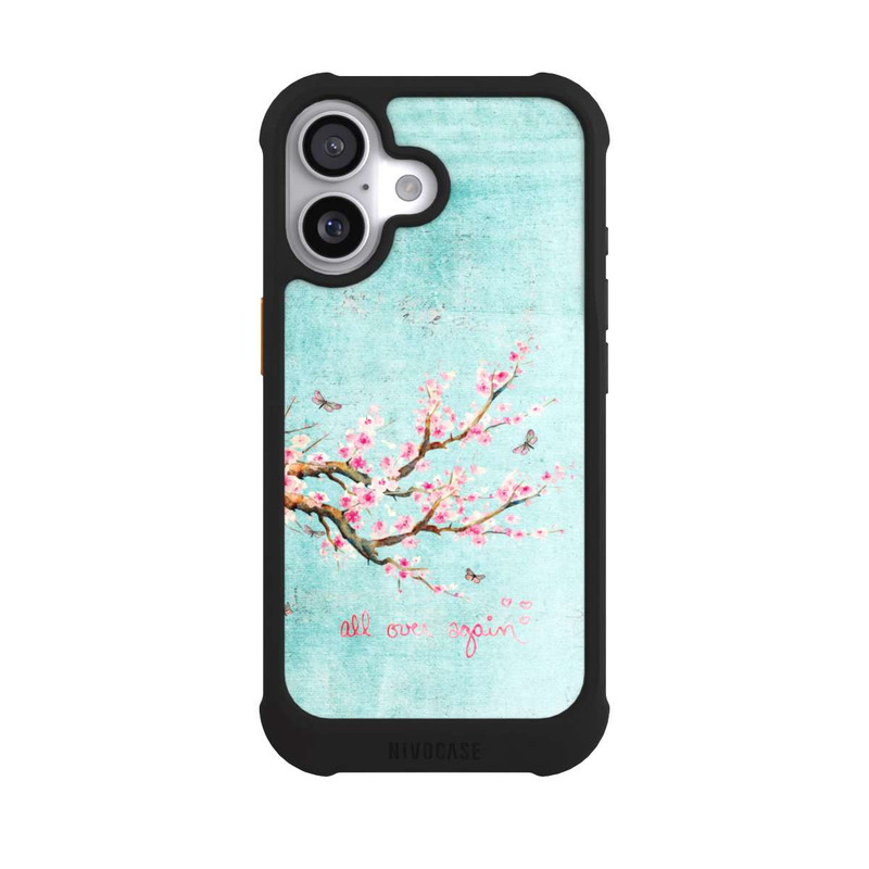 iPhone 17 NIVOmax Kirschblütenbaummuster Blau