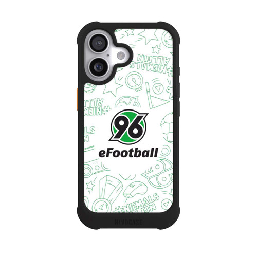  NIVOmax Hannover 96 Football Pattern Design White