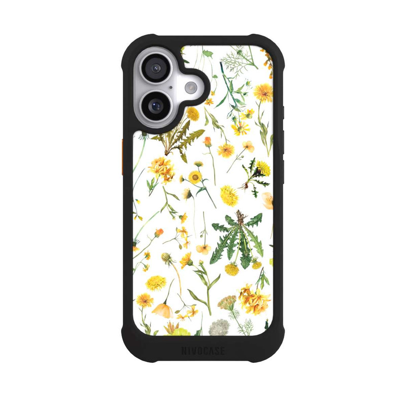 iPhone 17 NIVOmax Fleurs sauvages jaunes