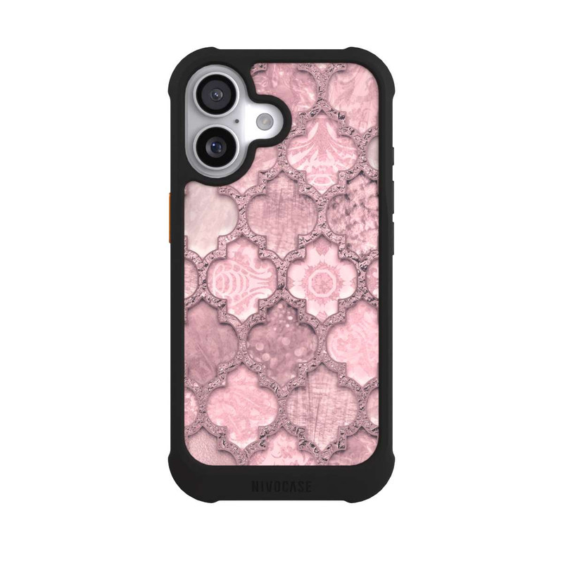 iPhone 17 NIVOmax Tuile Maroc Rose