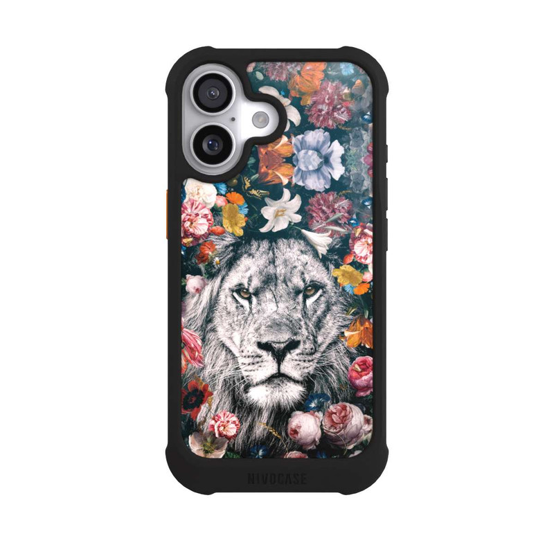 iPhone 17 NIVOmax Lion Flowers