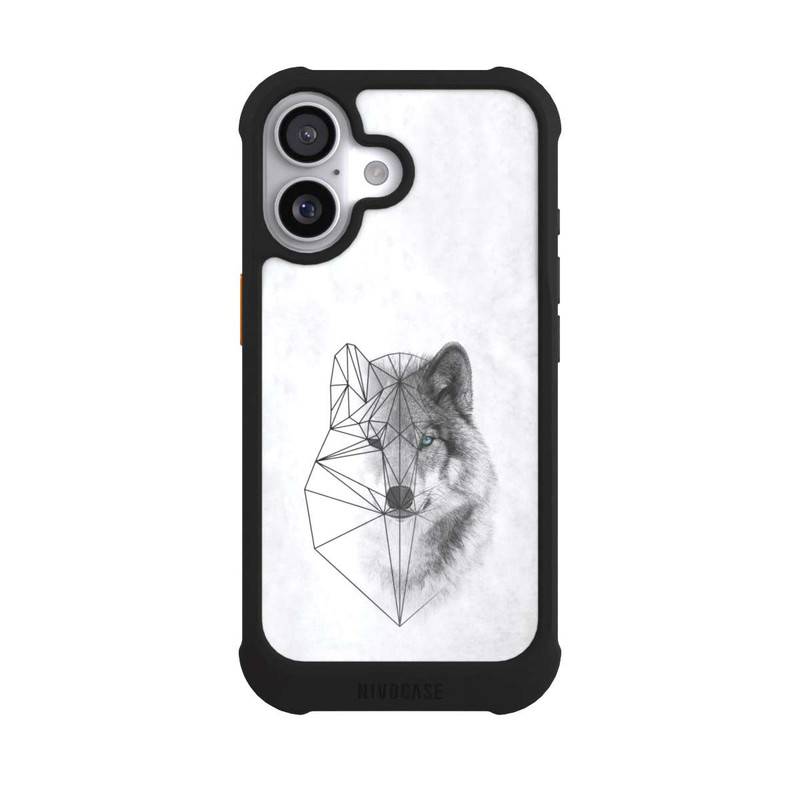 iPhone 17 NIVOmax Polygonaler Wolf