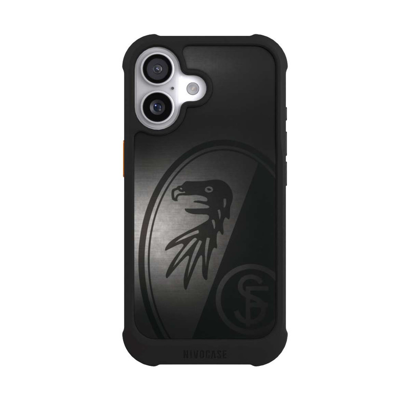 iPhone 17 NIVOmax SC Freiburg Dot Metall Hintergrund