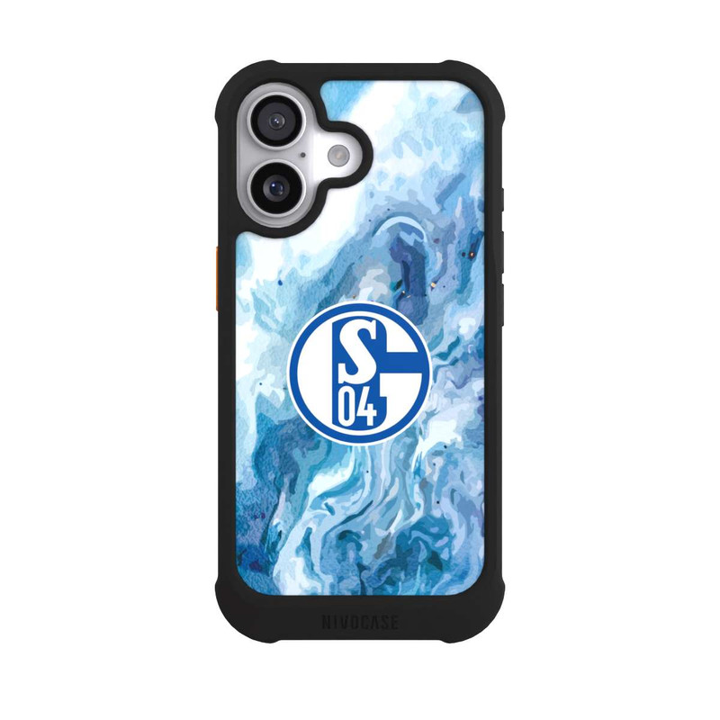 iPhone 17 NIVOmax Schalke 04 Flüssig Blau