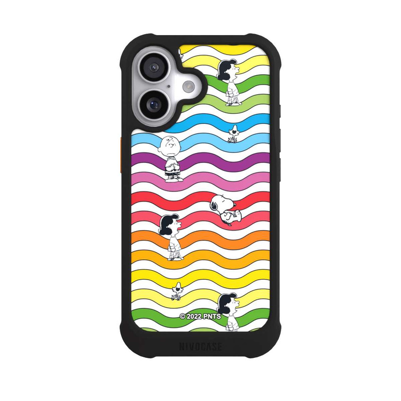 iPhone 17 NIVOmax Snoopy Pattern Rainbow