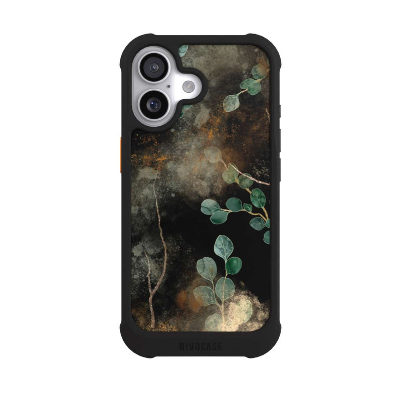 iPhone 17 NIVOmax Eucalyptus en Fond