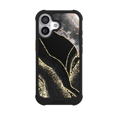 Apple iPhone 17 NIVOmax Dark Marble Gold