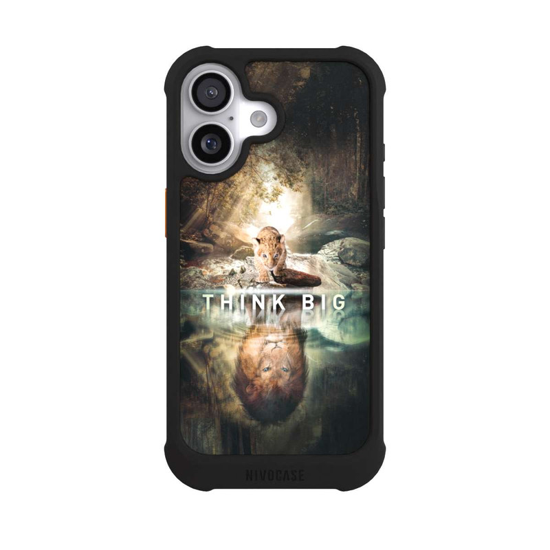 iPhone 17 NIVOmax Think Big Lion