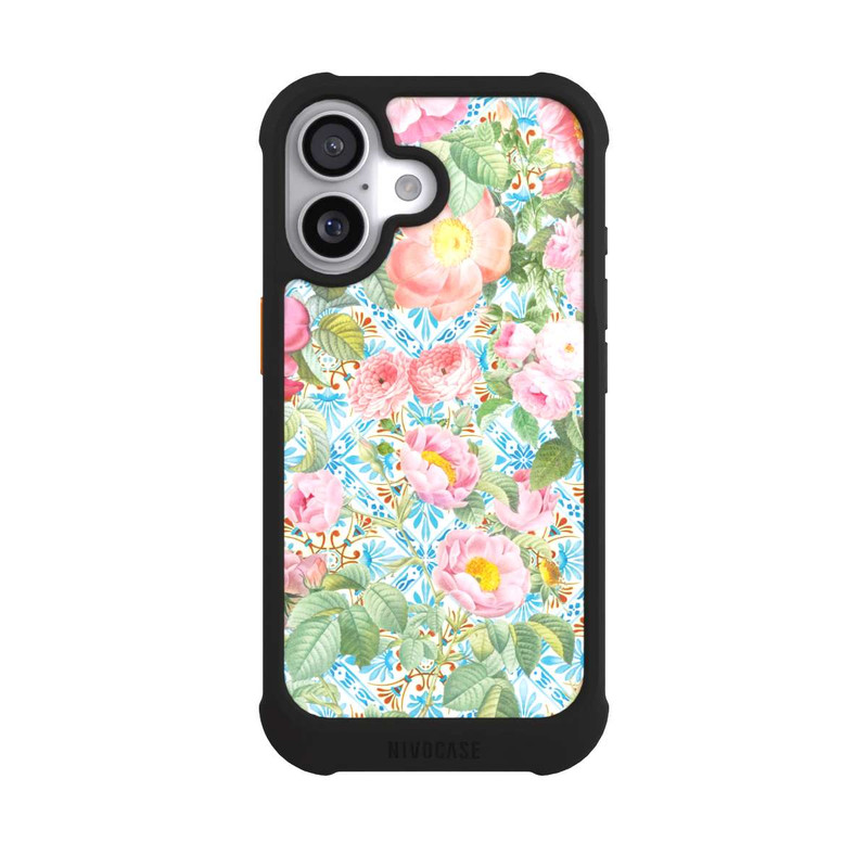iPhone 17 NIVOmax Greek peonies pattern