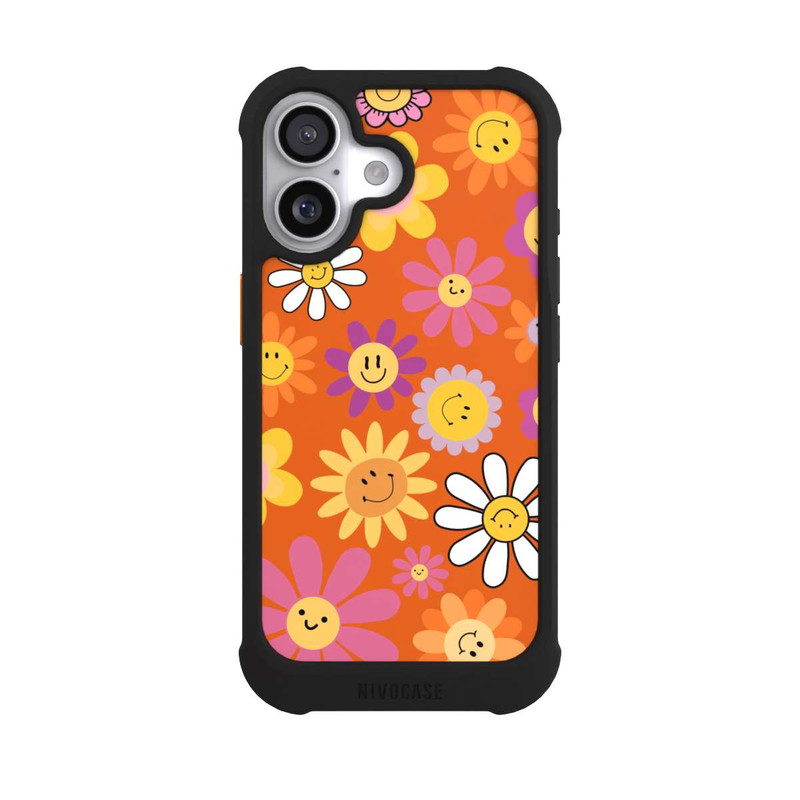 iPhone 17 NIVOmax Smiles Orange Flowers