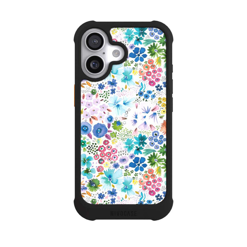 iPhone 17 NIVOmax Petites Fleurs de Printemps Bleues