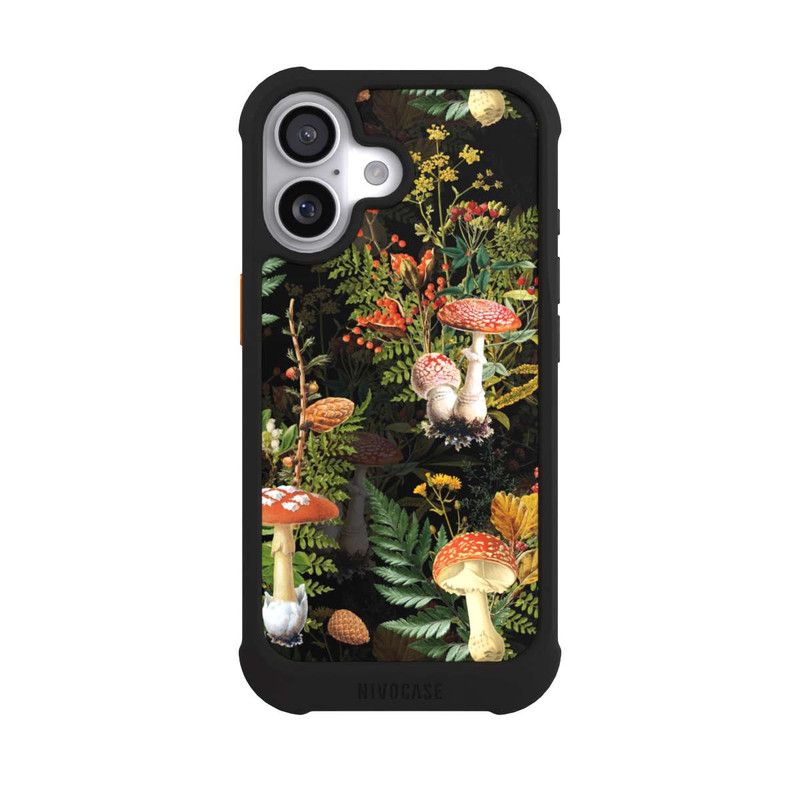 iPhone 17 NIVOmax Champignons dans la forêt