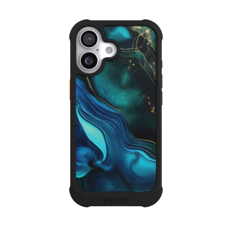 iPhone 17 NIVOmax Blaugoldene Tinte