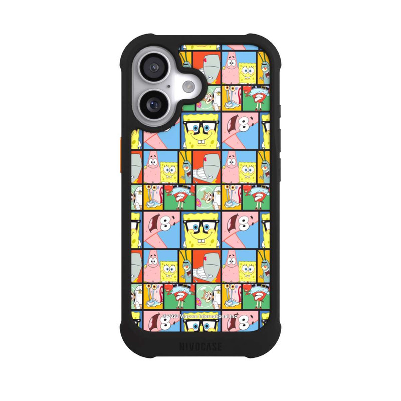 iPhone 17 NIVOmax Motif de mémoire des amis de Bob l'éponge