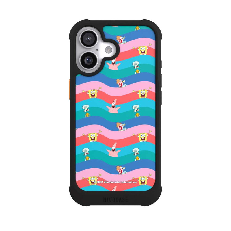 iPhone 17 NIVOmax Spongebob Freunde Bunte Wellen
