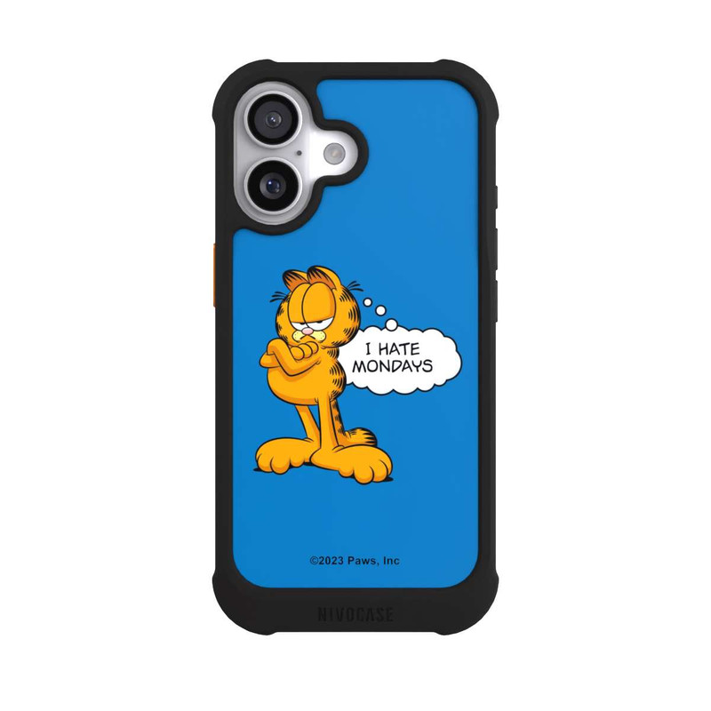 iPhone 17 NIVOmax Garfield I Hate Mondays Blau