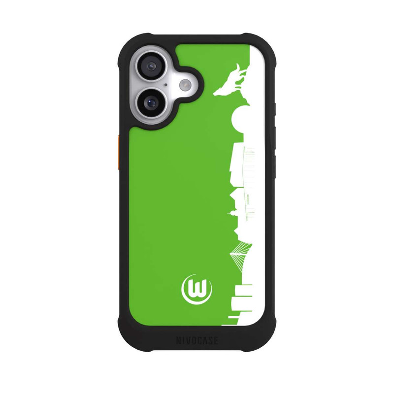 iPhone 17 NIVOmax Skyline Grün Weiß